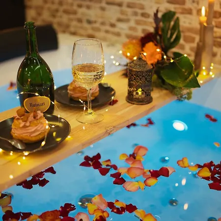 아파트 Jazzy Jacuzzi Privee Parking Free Centre A 5minutes Stationnement Privee Possible Sur Demande 뮐루즈