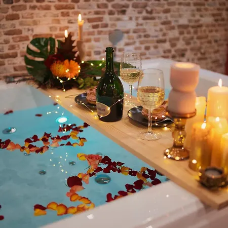 Jazzy Jacuzzi Privee Parking Free Centre A 5minutes Stationnement Privee Possible Sur Demande 아파트 *
